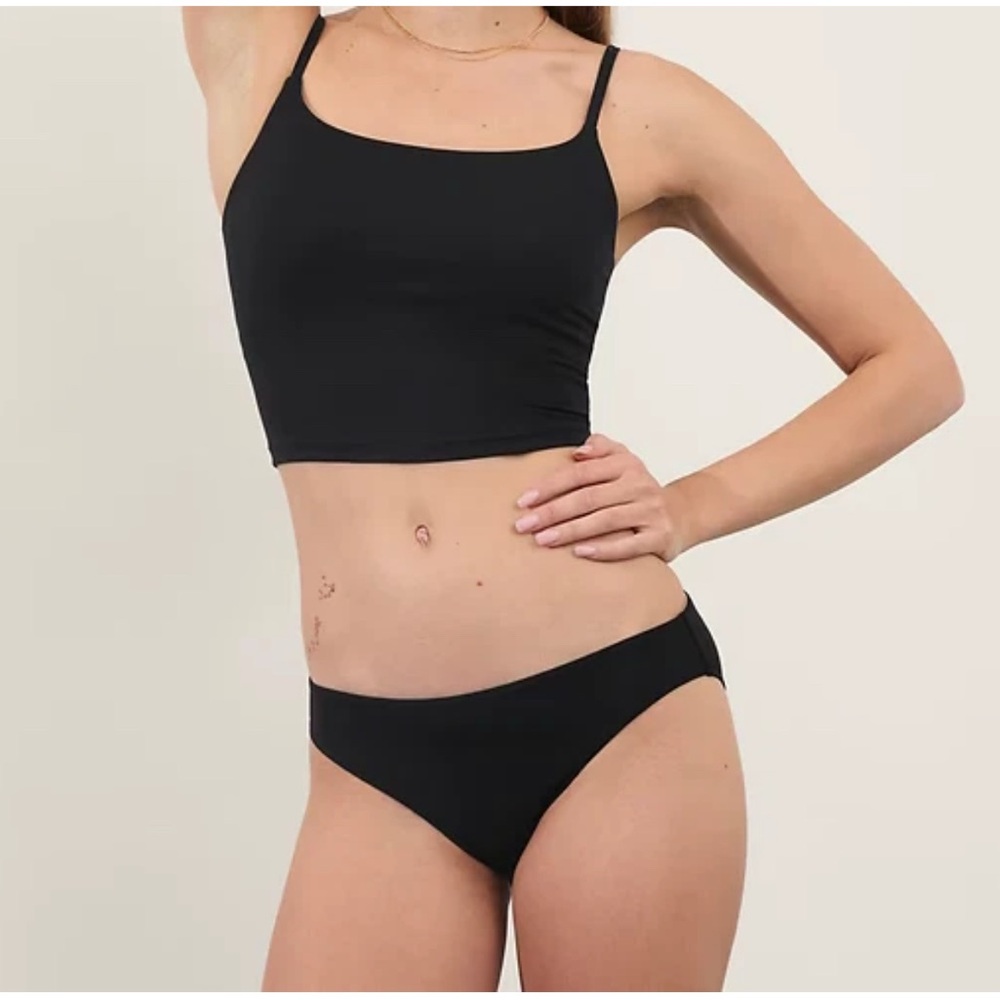 Athleta Classic Full Swim Bikini Bottom Black Small.  Bottoms only! - Picture 4 of 5